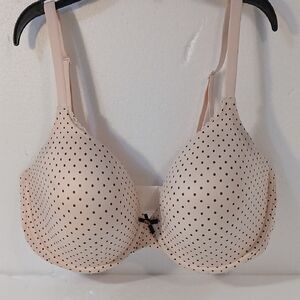 Victoria Secrete Pink Polka Dot Bra 34DDD *Preowned